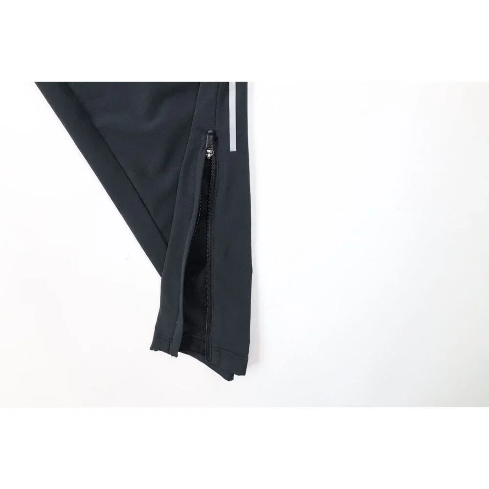 Nike Running Mens Medium Reflective Swoosh Tapered Leg Stretch Pants Black - Picture 5 of 14